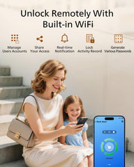 Philips Wi‑Fi door lock keyless entry with backup options.