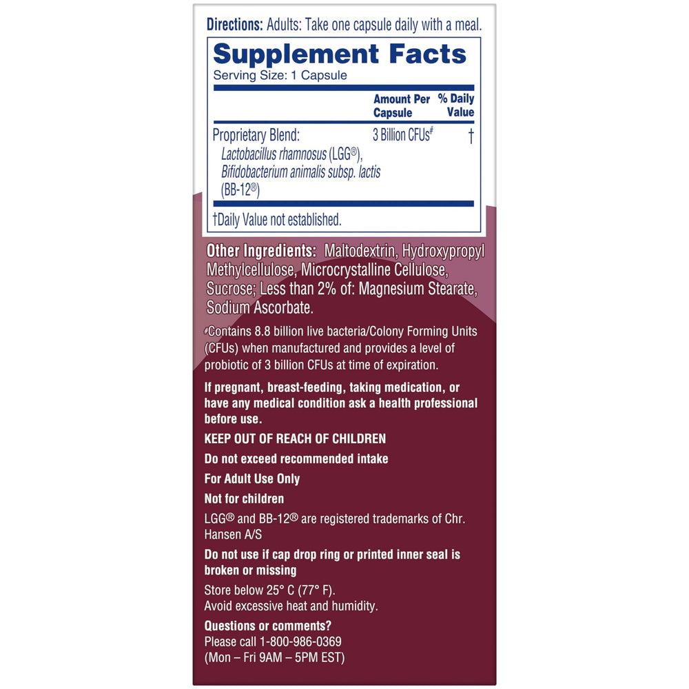 Phillips' Colon Health sealed cap signals freshness and safety