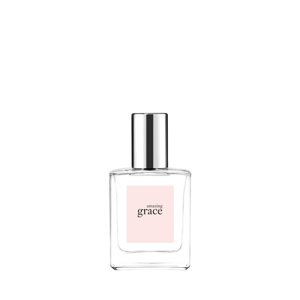 Philosophy Amazing Grace bottle front view for a timeless daily fragrance.