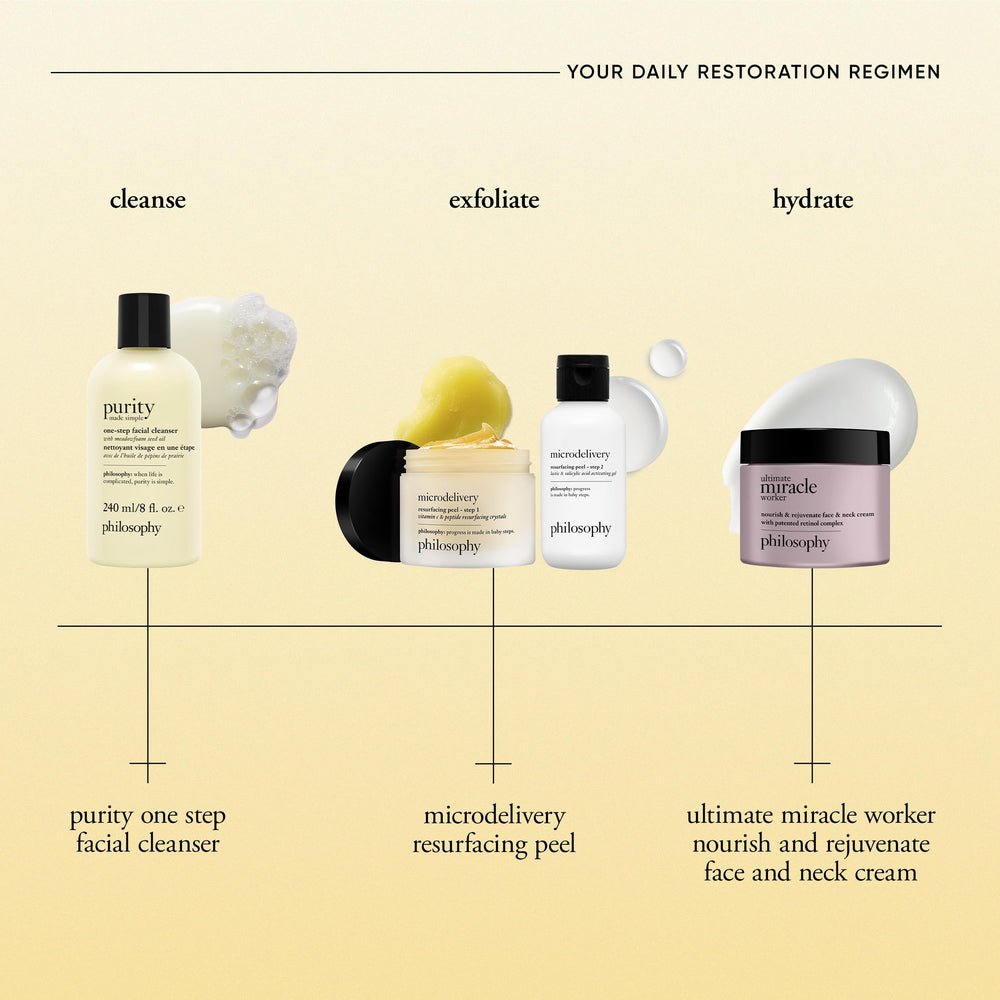 philosophy purity cleanser hydration layer with glycerin and lipids