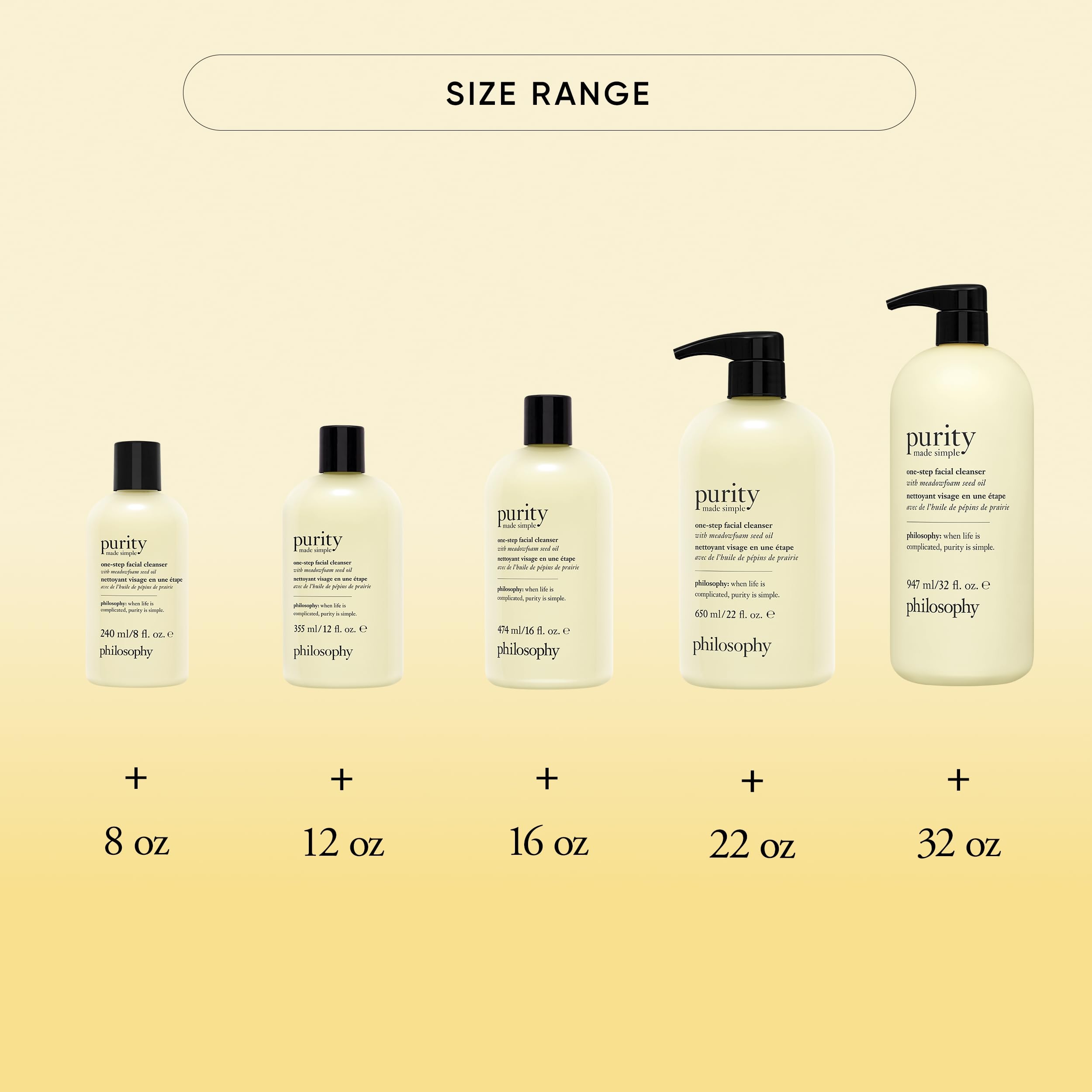 Barrier-friendly formula of Philosophy Purity Made Simple suitable for daily cleansing