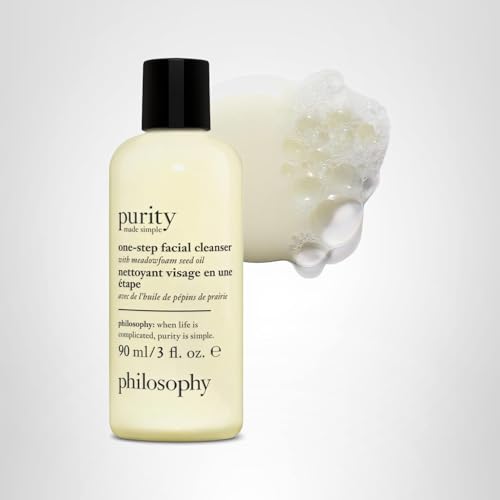 Brand claim and popularity cue for Philosophy Purity Made Simple best-seller imagery