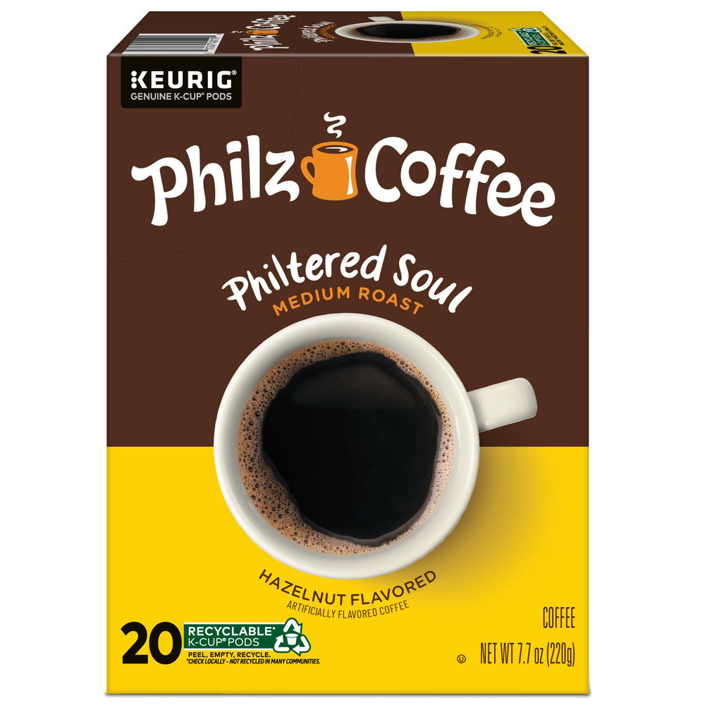 Philz Philtered Soul recyclable pods image—easy disposal supports recycling wherever possible.