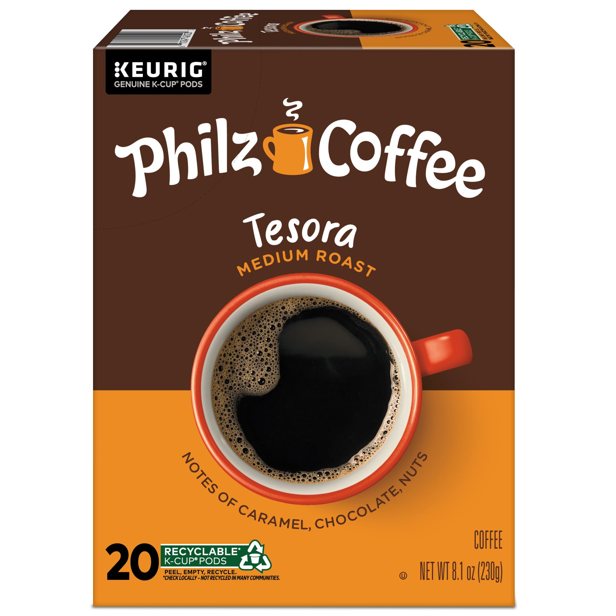 Philz Tesora packaging design showing branding and flavor cues