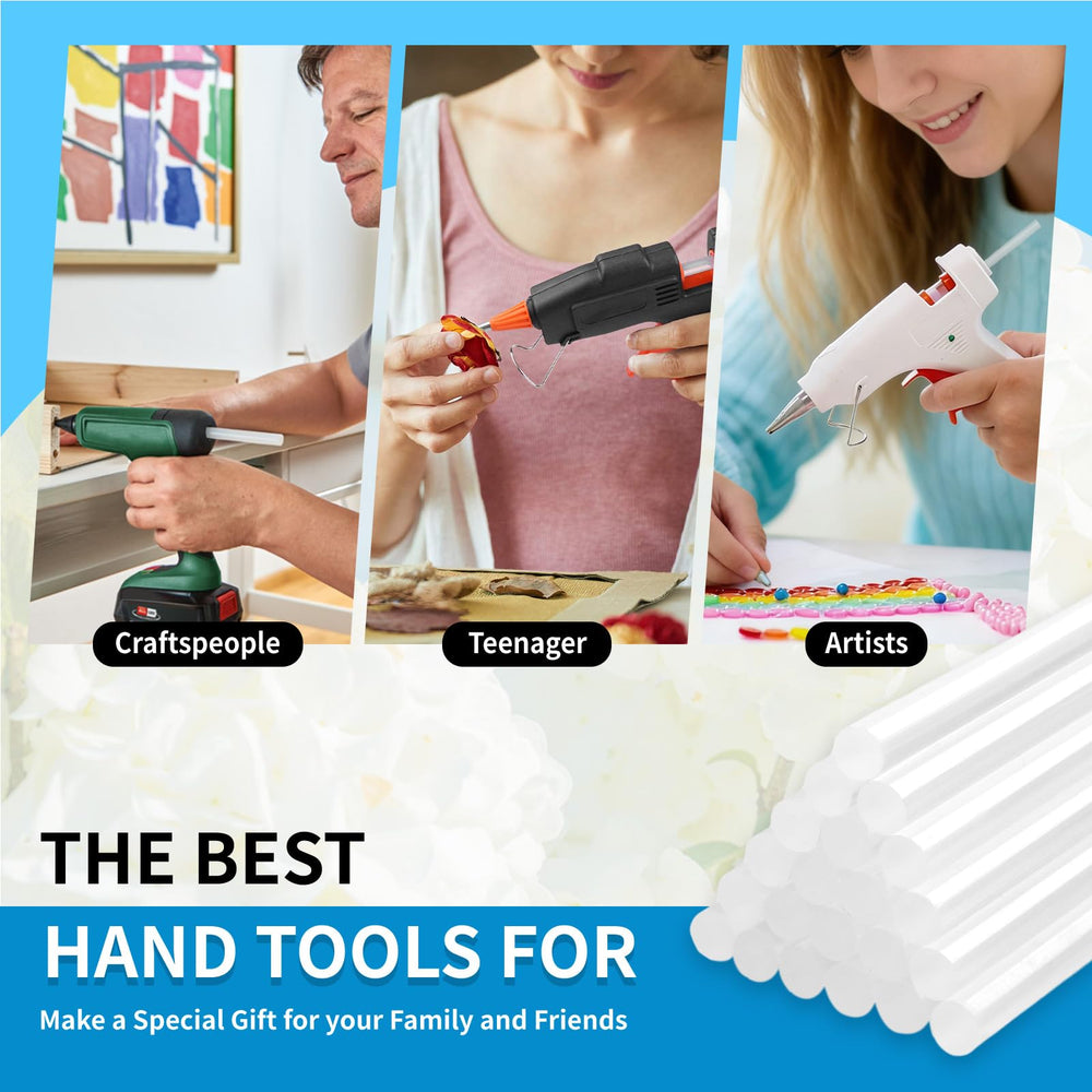 Phinus long-lasting clear glue sticks support durable home crafts