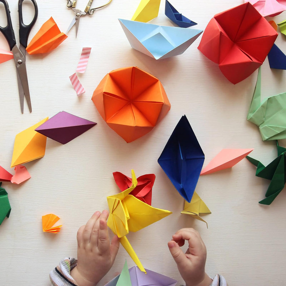 Phinus origami paper easy-fold sheets ideal for simple designs