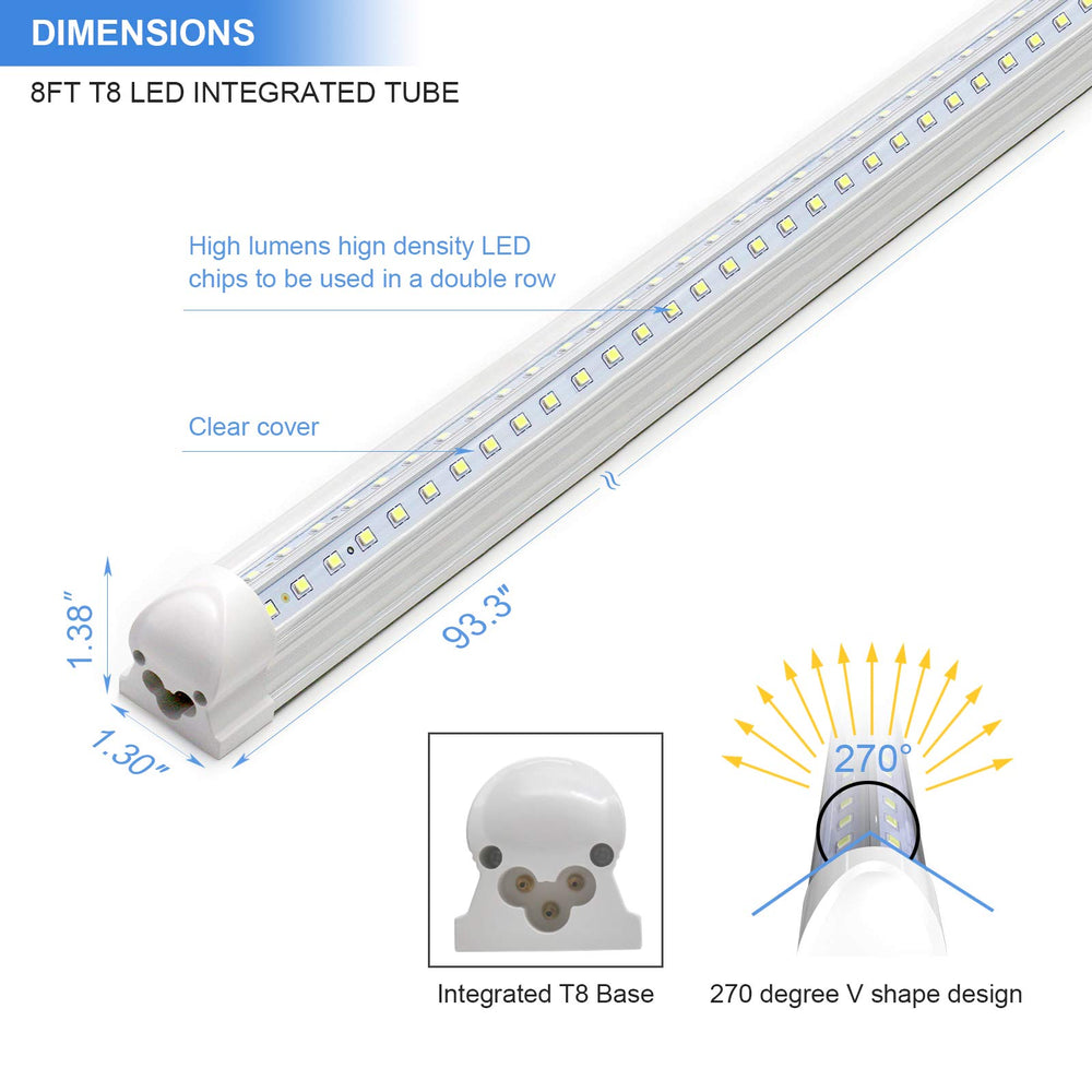 Phiwicsh 270-degree V-shape lighting offering wide coverage across work areas