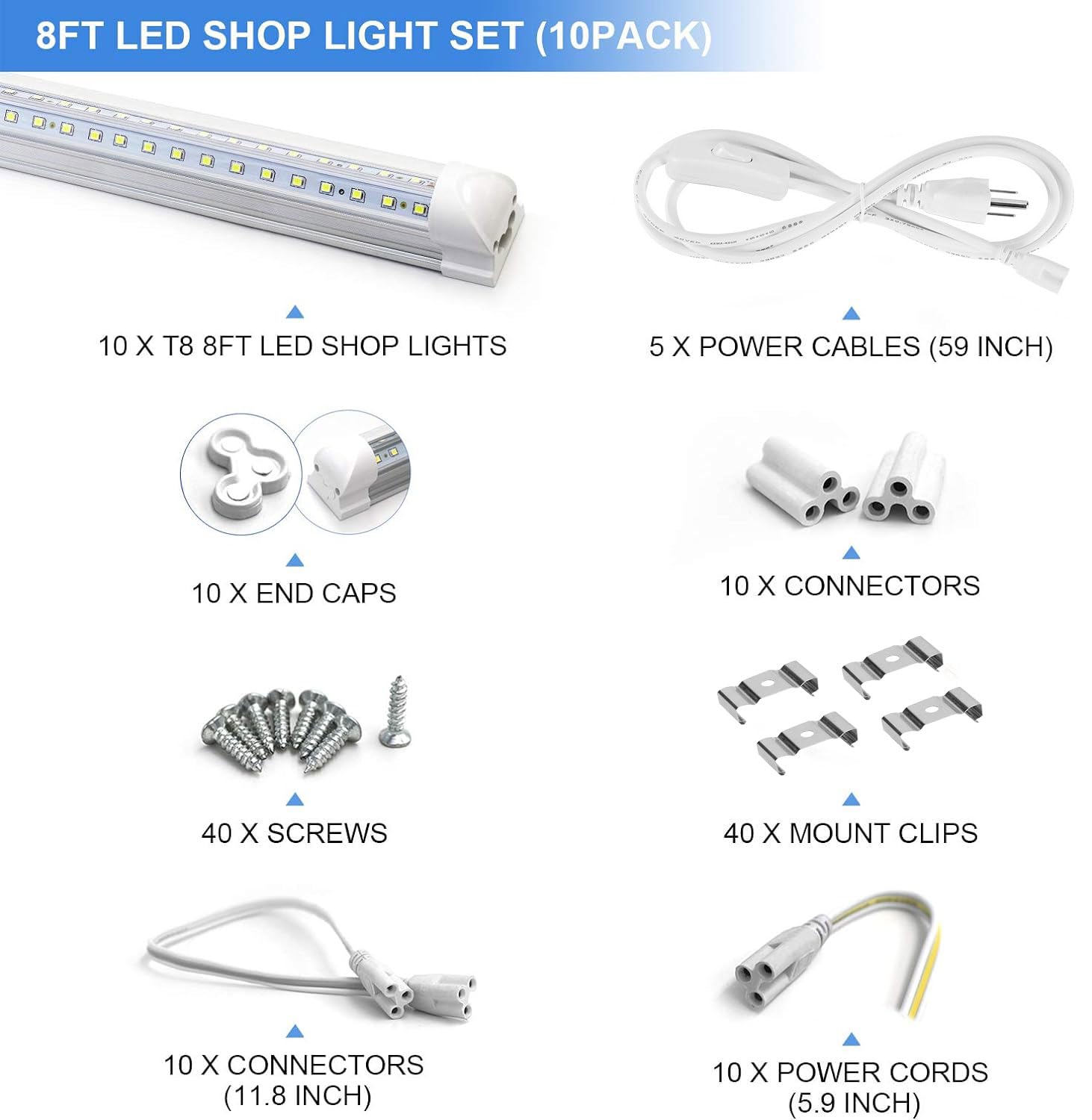 Phiwicsh 90W LED T8 tube providing high lumen brightness for workshops