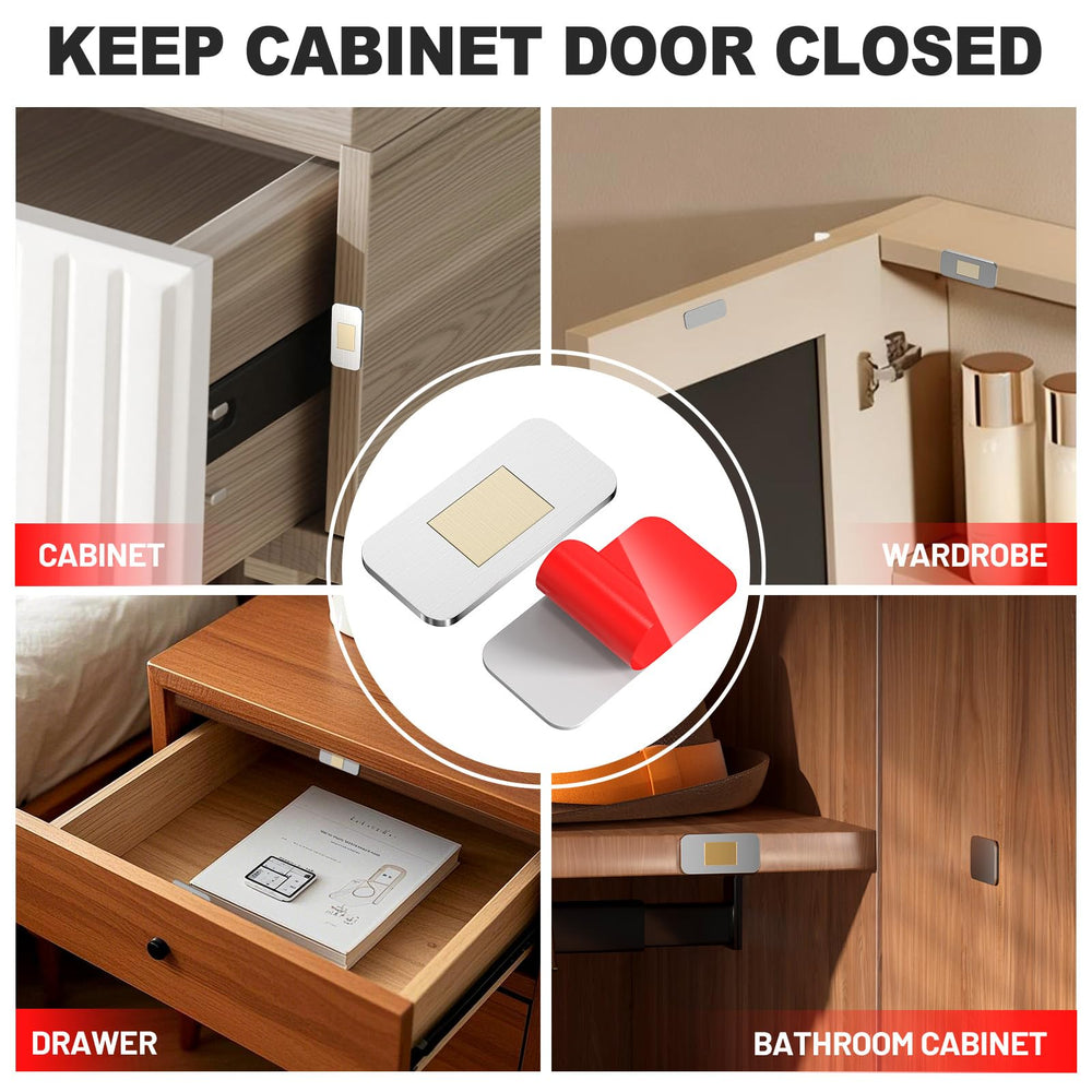 PHIXBEAR versatile 6-pack for cabinets, vanities, closets, and display cases.