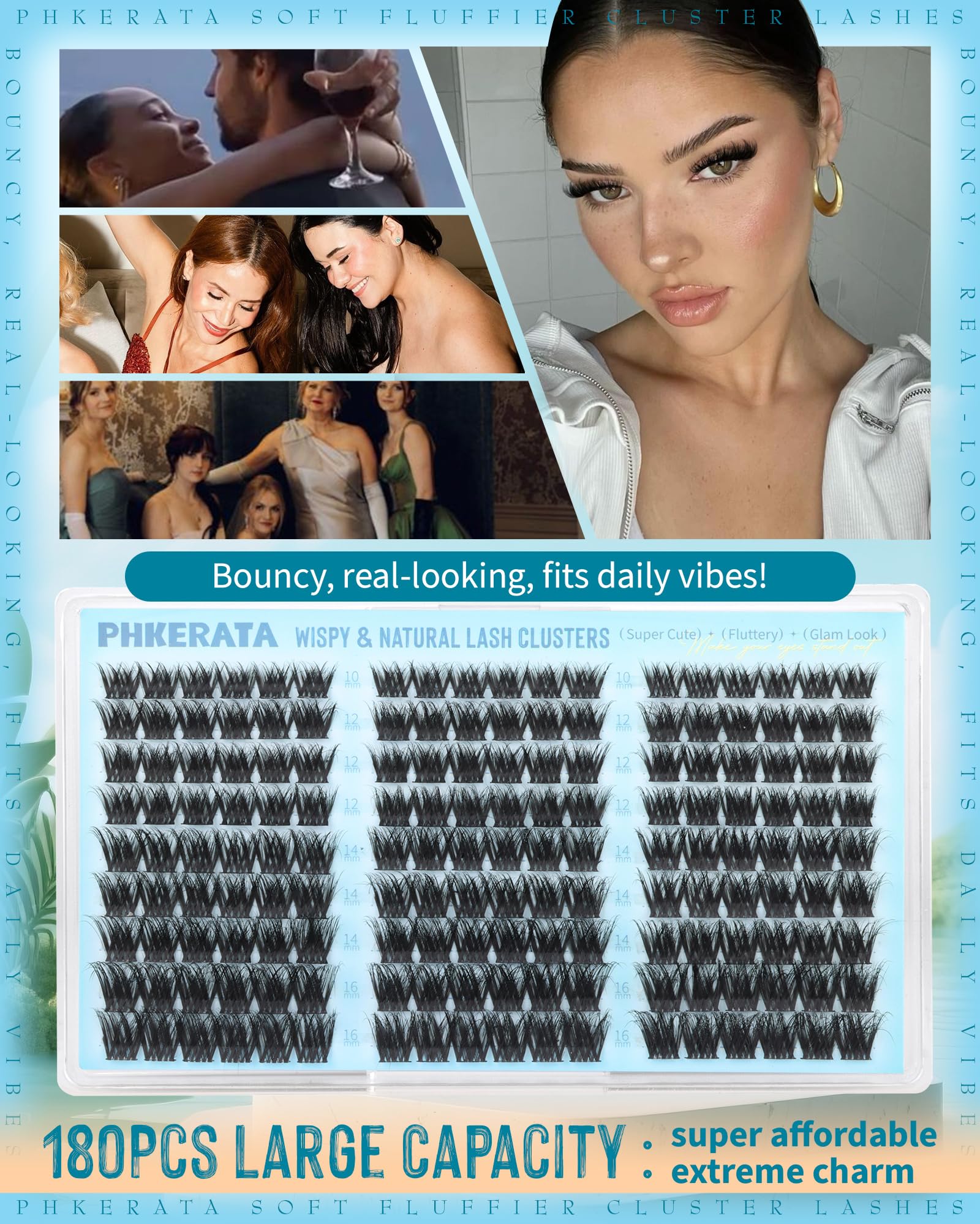 PHKERATA Cruelty-free vegan lashes align with ethical beauty routines.