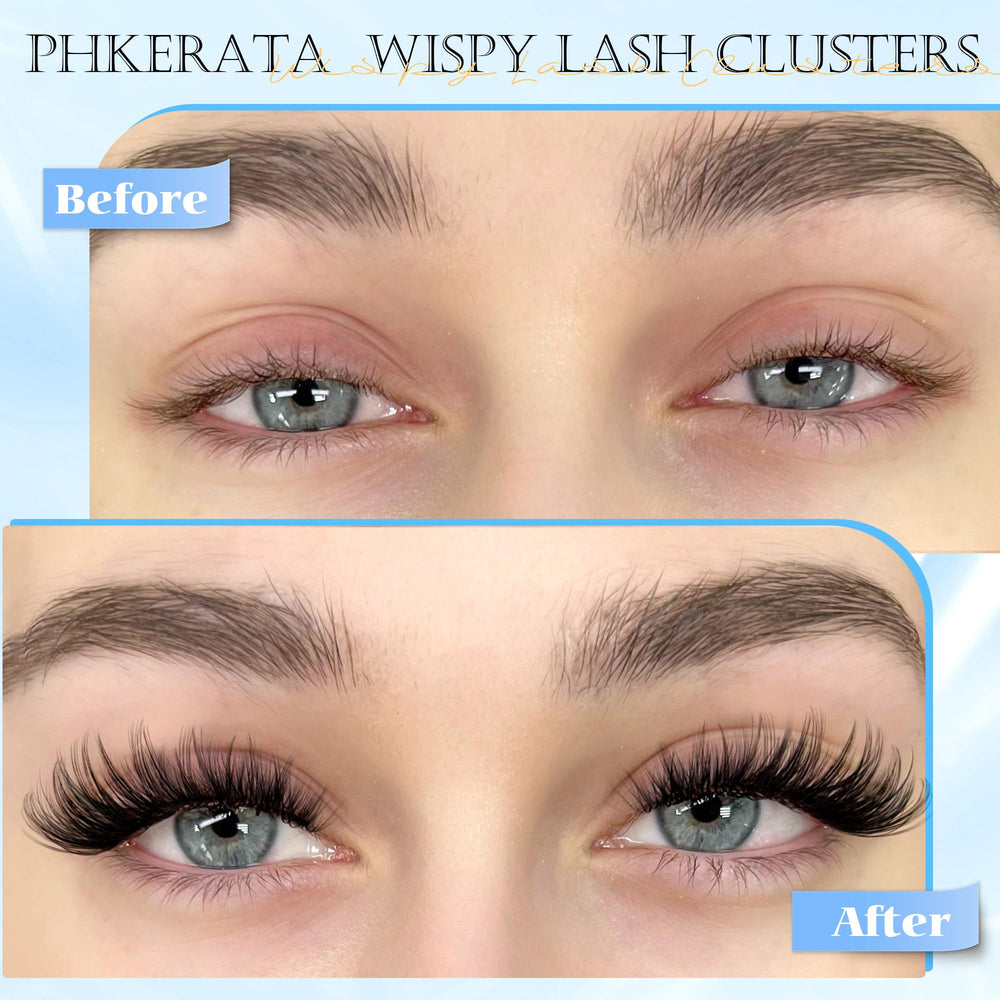 PHKERATA D-curved lash band provides comfortable wear for sensitive eyes.