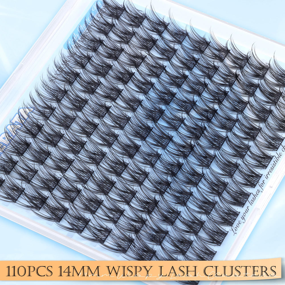 PHKERATA daily-wear wispy cluster lashes suitable for work and evenings.