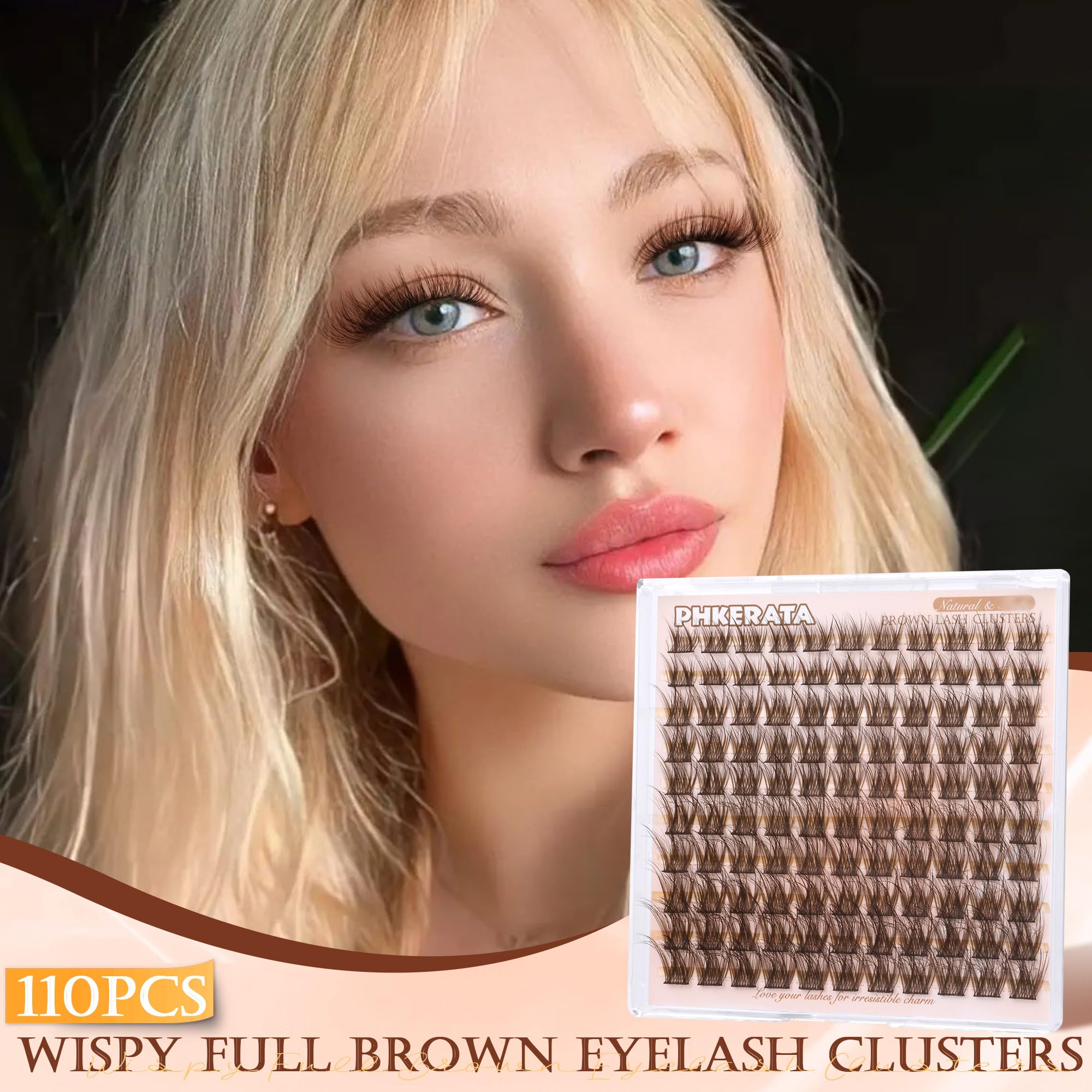 PHKERATA easy-to-apply brown clusters for beginners and pros