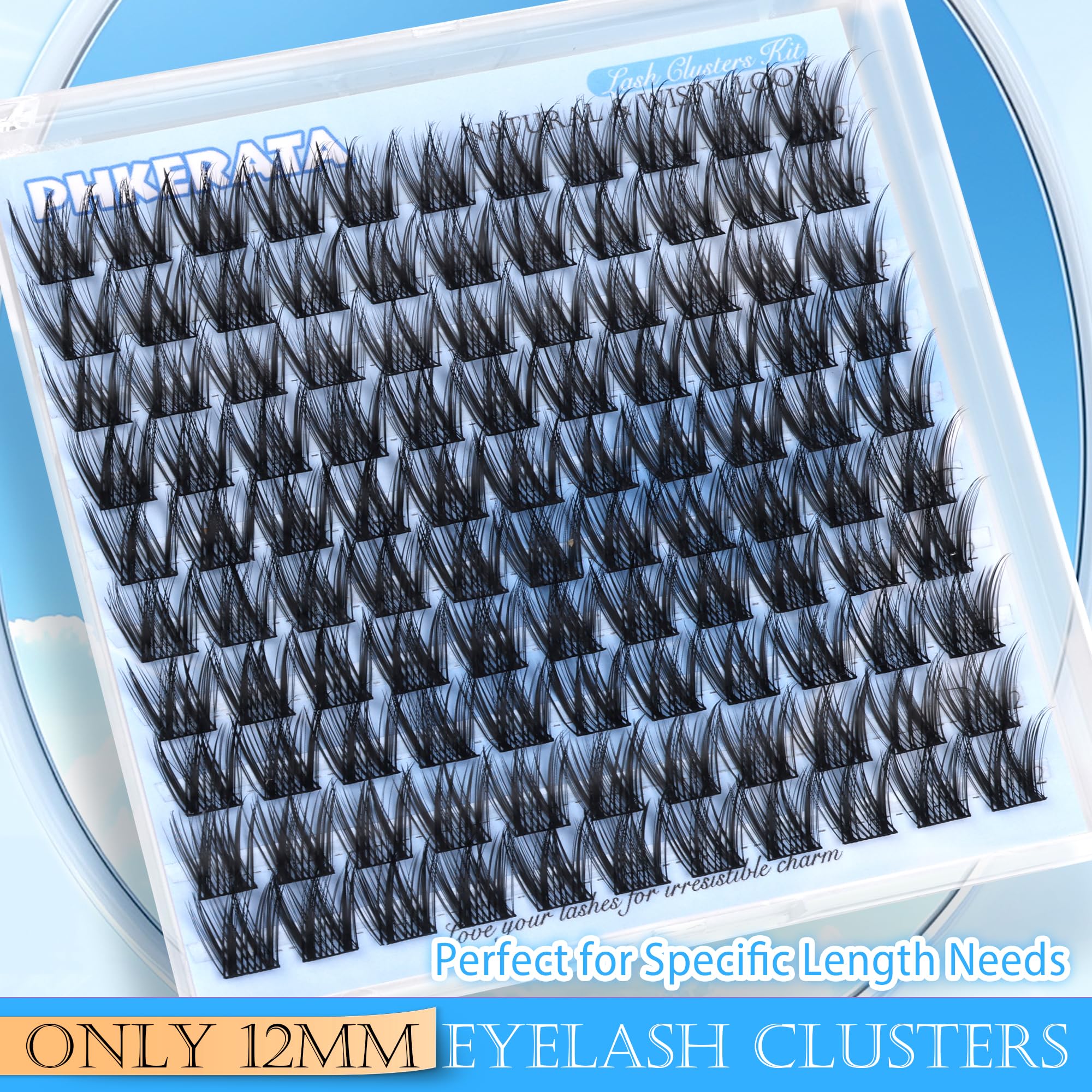 PHKERATA soft lash band provides comfortable, natural-feel wear