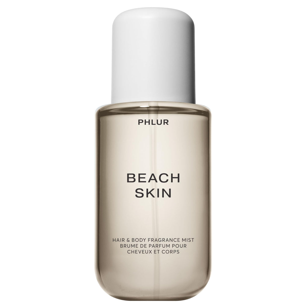 PHLUR Beach Skin Mist bottle pour for easy, subtle fragrance
