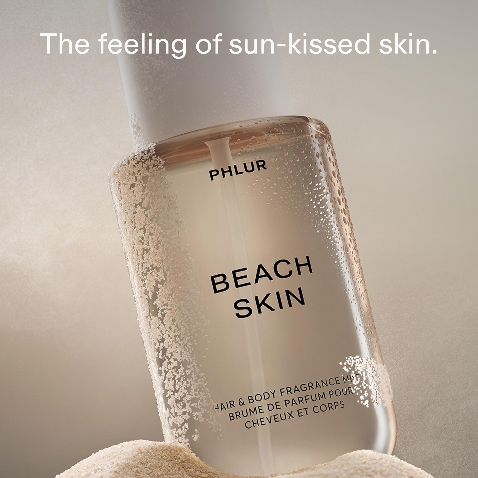 PHLUR Beach Skin Mist hair spray for versatile scent application