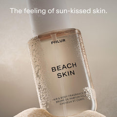 PHLUR Beach Skin Mist hair spray for versatile scent application