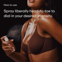 PHLUR Coconut Skin Body Mist hair-application demo for subtle sun-kissed scent.