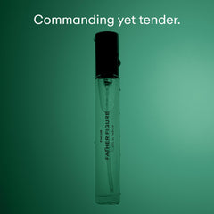 PHLUR Father Figure bottle side angle shows modern silhouette for versatile styling