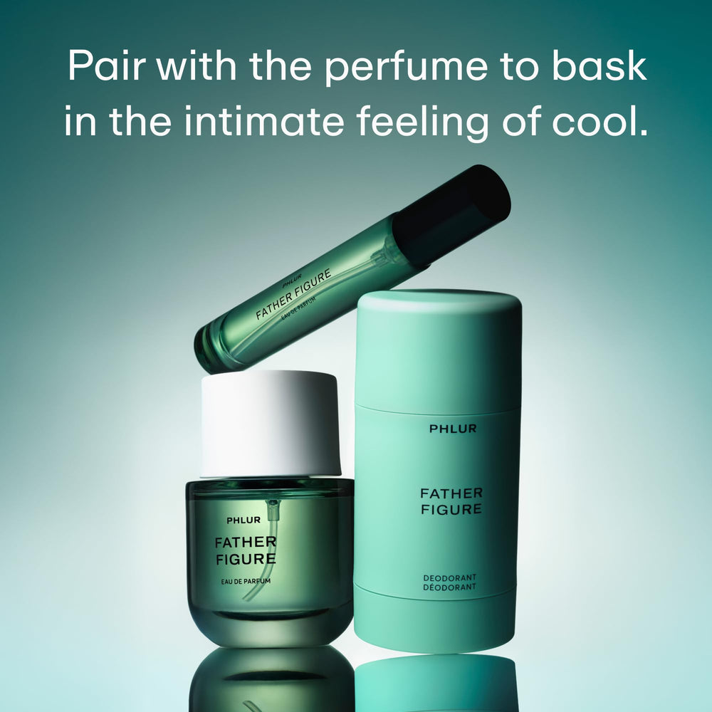 PHLUR Father Figure long-lasting odor protection for all-day confidence.