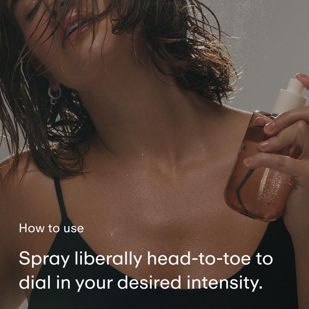PHLUR Vanilla Skin Body Mist label front highlights branding.