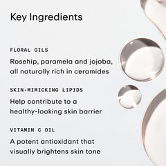 PHLUR Vanilla Skin Body Oil texture close-up highlights silky skin feel