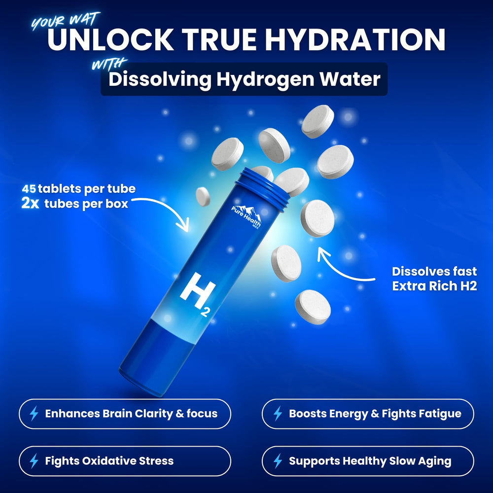Three-month supply concept for consistent daily hydration.
