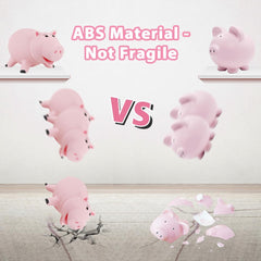 PHOCAS Hamm Piggy Bank pink on desk setup for daily saving