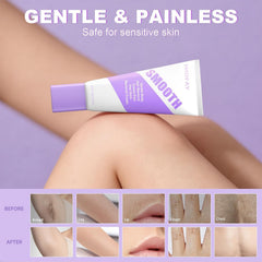 PHOFAY application-arm image demonstrates safe, effective depilation for arms and legs