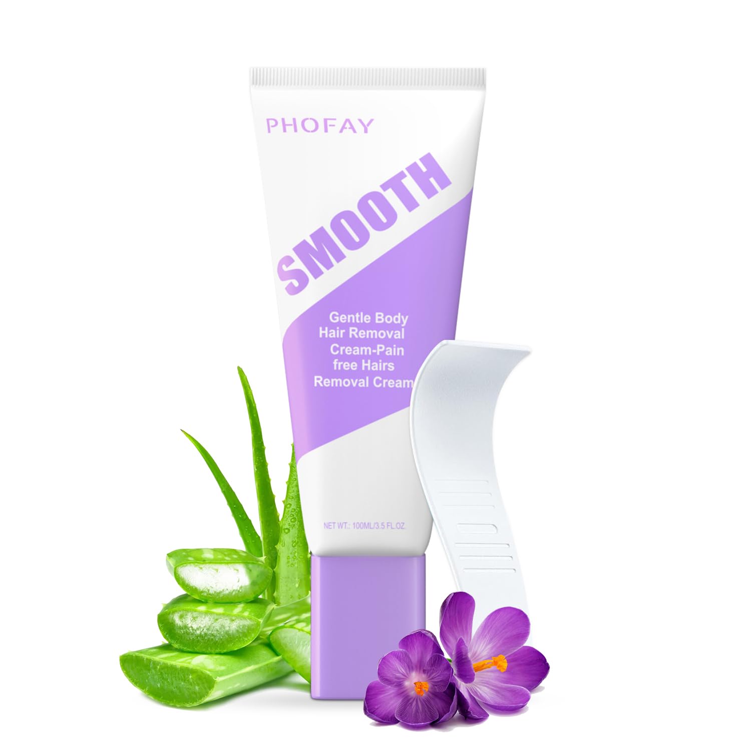 PHOFAY hair removal cream tube for gentle, smooth skin