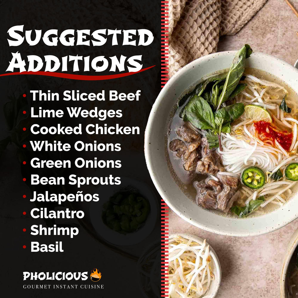 PhoLicious pho bowl with large serving size suitable for family meals