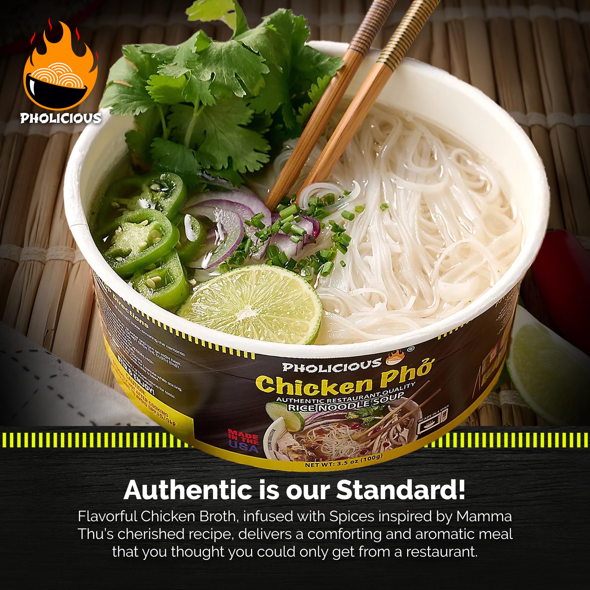 PhoLicious spice blend jar demonstrates depth of aroma for authentic broth.
