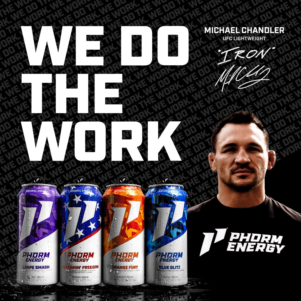 Phorm Energy Grape Smash can graphic communicates sugar-free energy and vegan ingredients