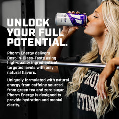 Phorm Energy Grape Smash 12-pack packaging for convenient on-the-go energy