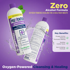 PHS Brands Prevention Mouth Sore Rinse minty freshness for breath