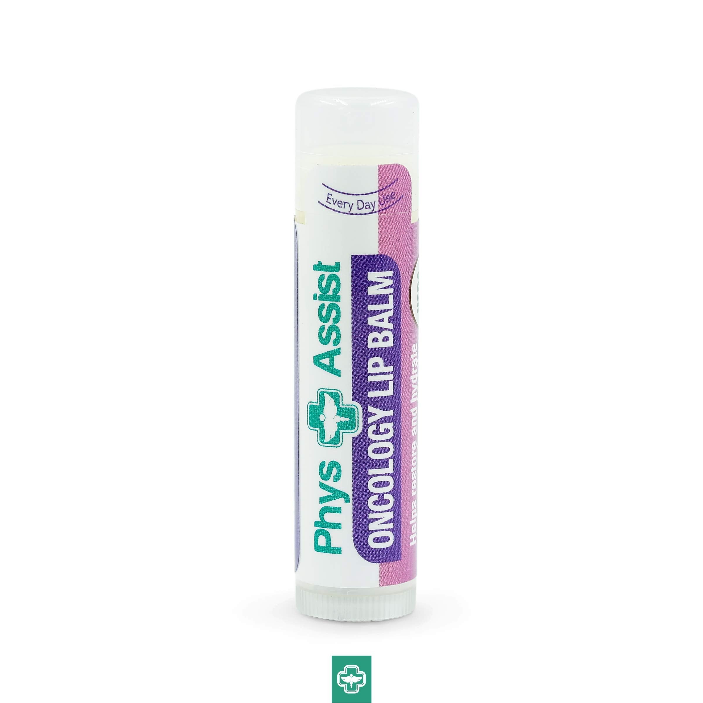 PhysAssist organic beeswax image emphasizes natural base for long-lasting hydration.