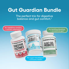Physician's CHOICE 60Billion probiotic capsules support diverse gut strains for balanced digestion.