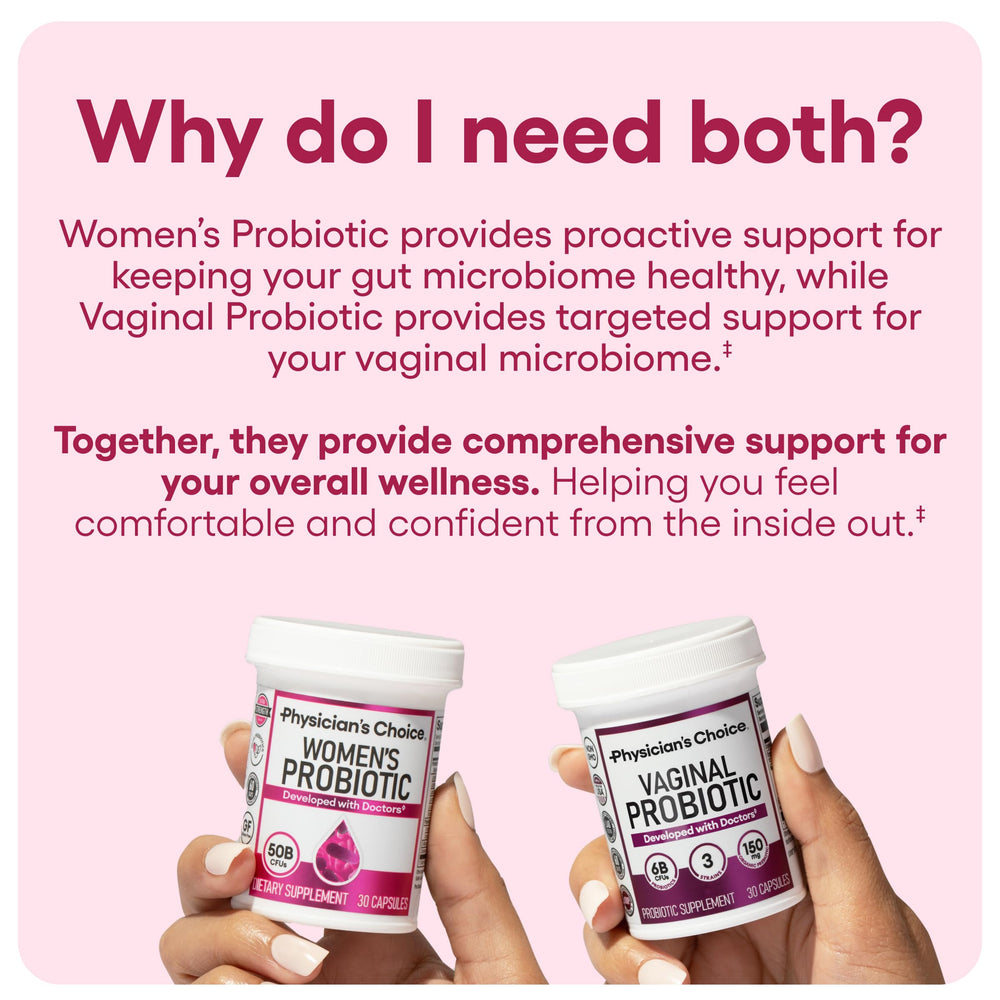 Physician's CHOICE bundle packaging showcases 3-in-1 formula with cranberry boost