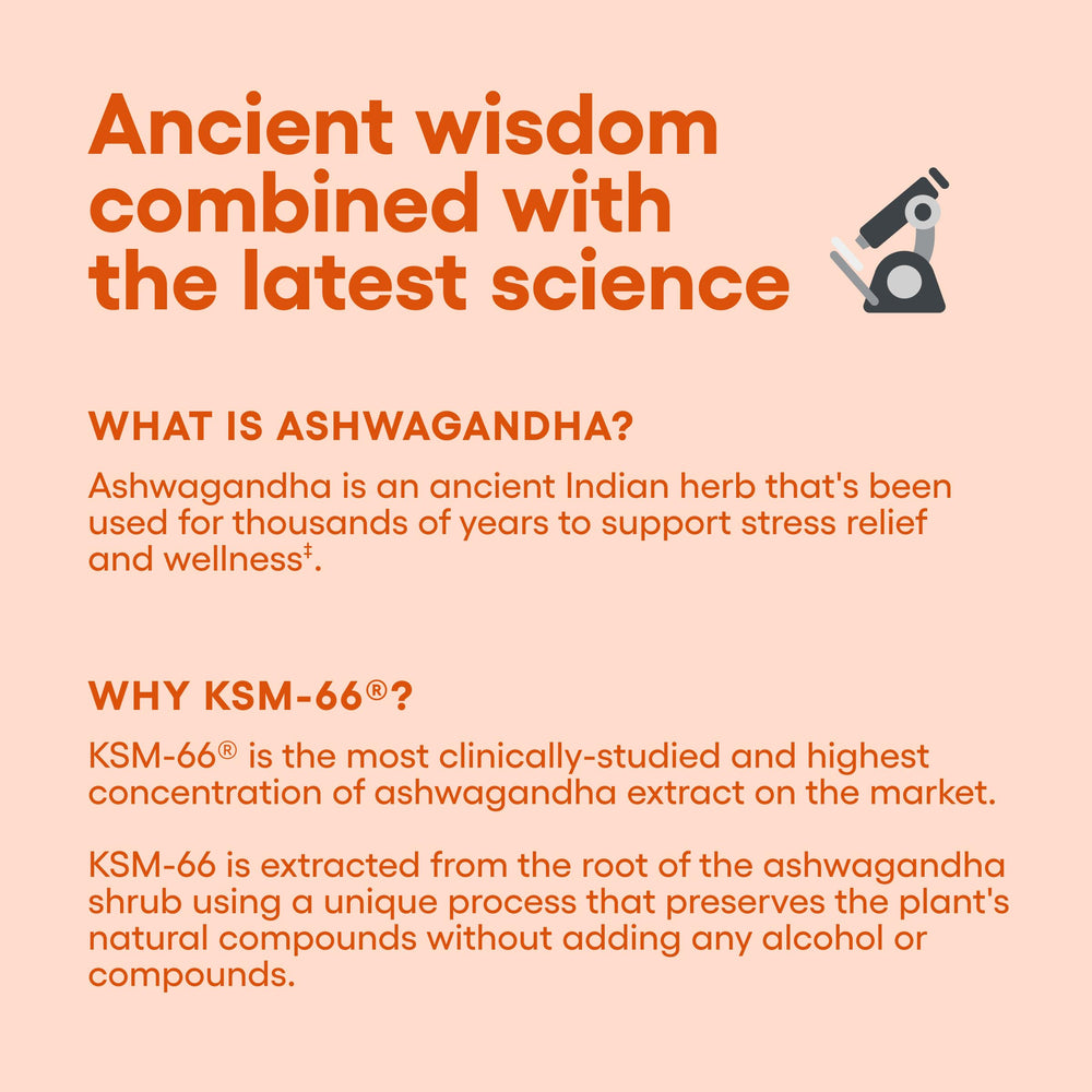 Physician's CHOICE KSM-66 Ashwagandha powder with scoop for daily rituals.