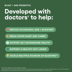 Physician's CHOICE lactase and alpha-galactosidase enzymes aid hard-to-digest foods.