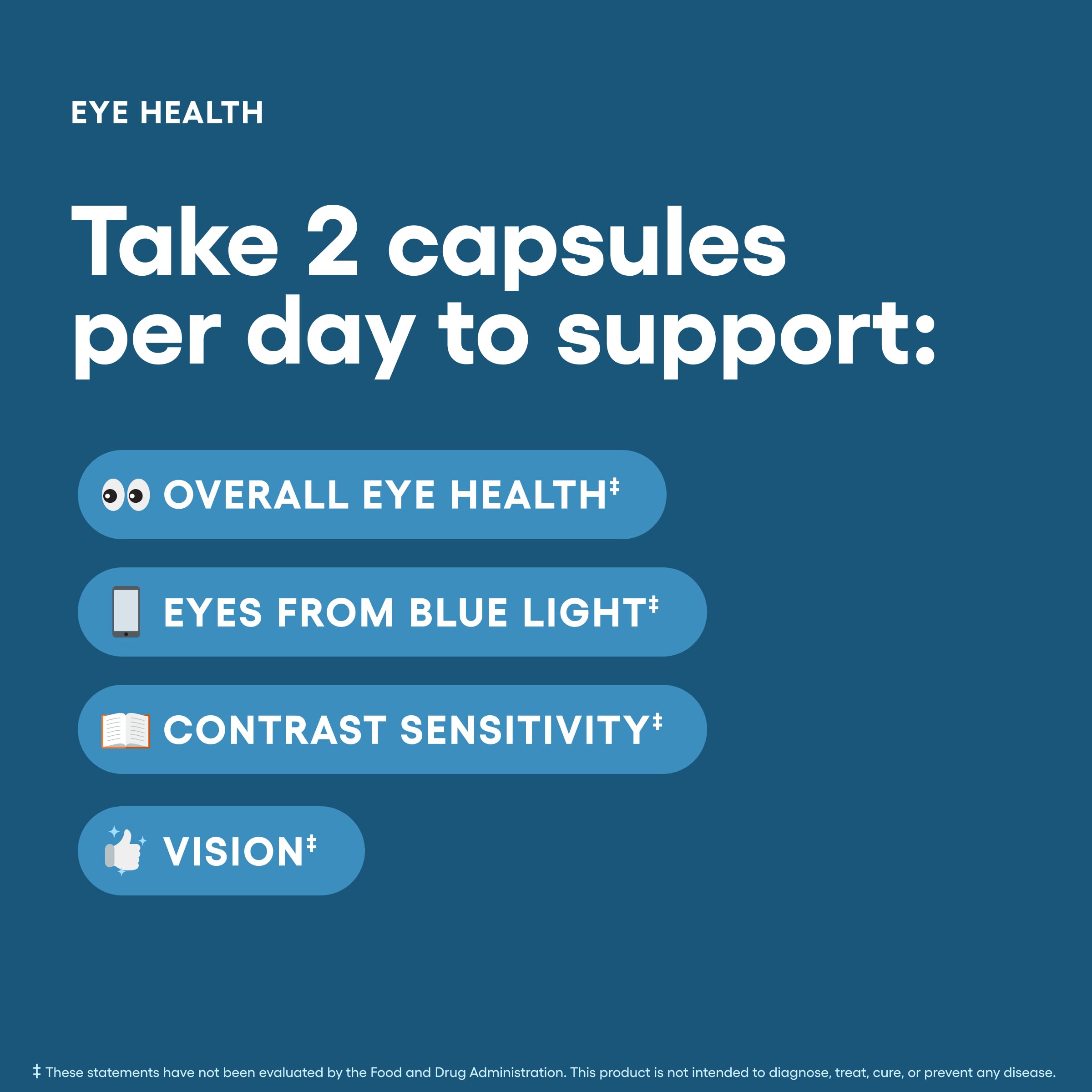 Physician's Choice Lutemax lutein, zeaxanthin, and bilberry close-up ingredients.