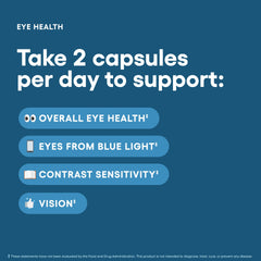 Physician's Choice Lutemax lutein, zeaxanthin, and bilberry close-up ingredients.