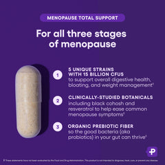 Physician's CHOICE Menopause Probiotic bottle with USA made label