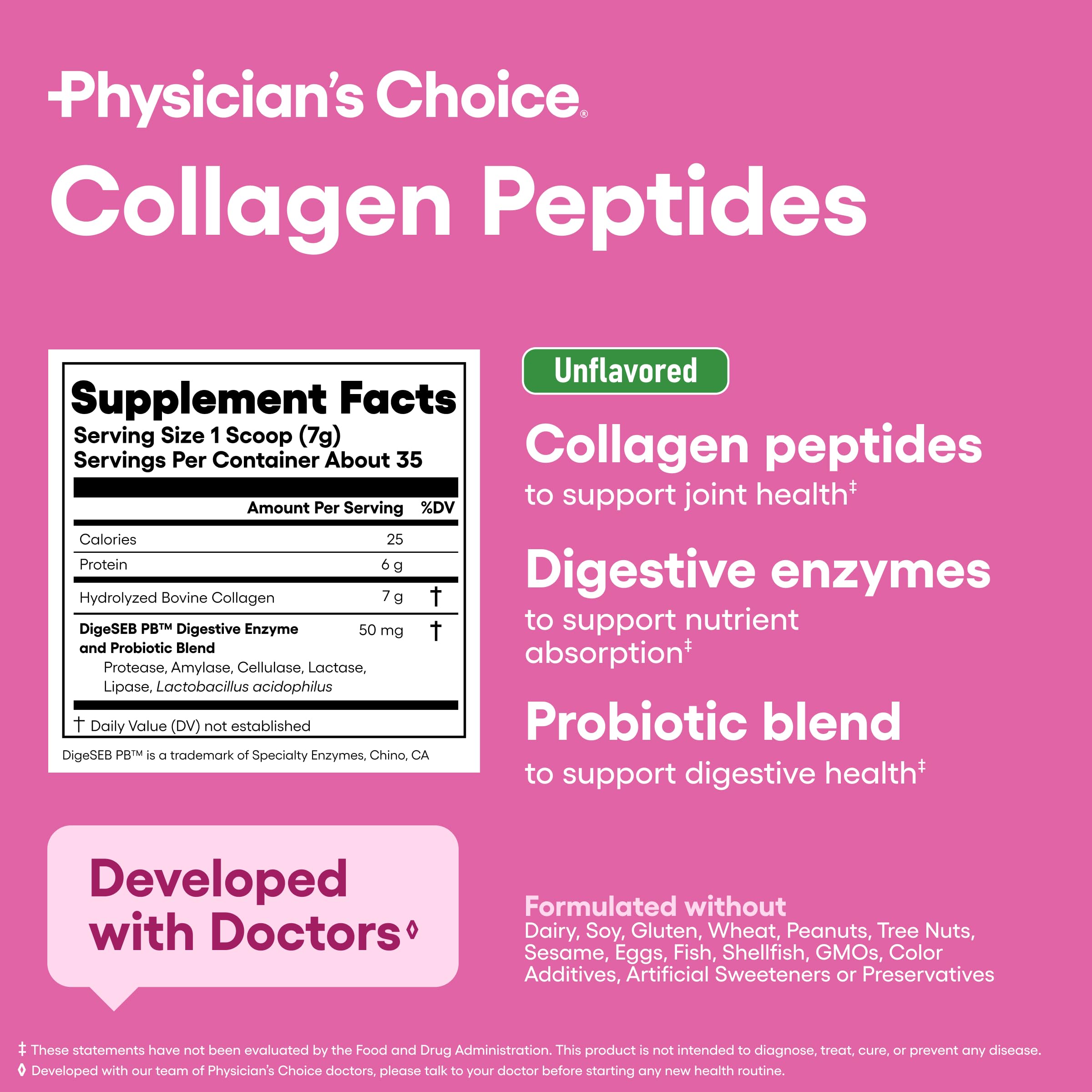 Physician's Choice collagen powder ready for post-workout recovery.