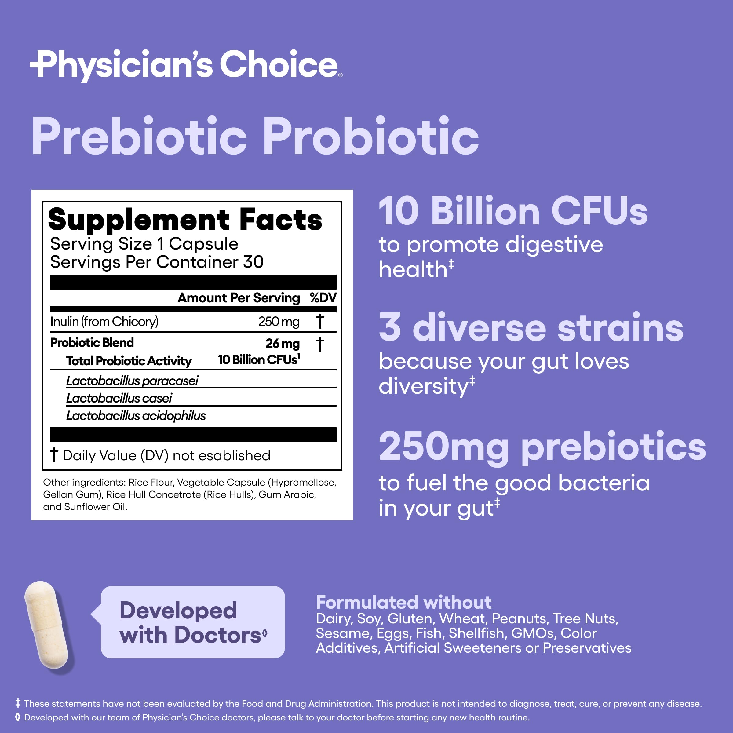 Physician's CHOICE Prebiotic-Probiotic daily-use scene suggests easy incorporation