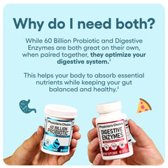 Physician's CHOICE probiotic bottle label closeup highlighting effective probiotic strains.