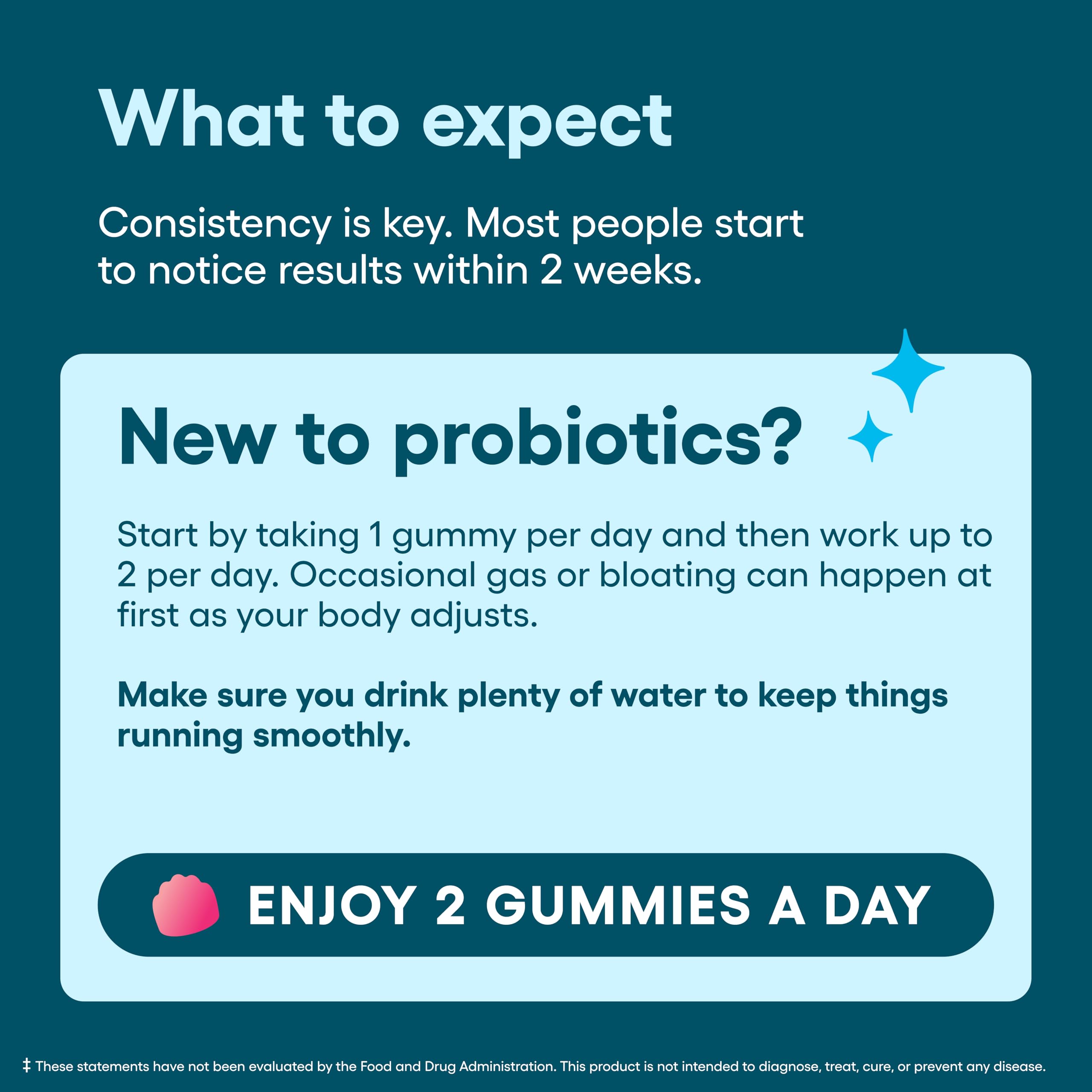 Physician's Choice Probiotic Gummies no sugar claim emphasizes guilt-free daily wellness.