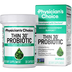 Physician's CHOICE Probiotics bottle front supports gut health and daily wellness.