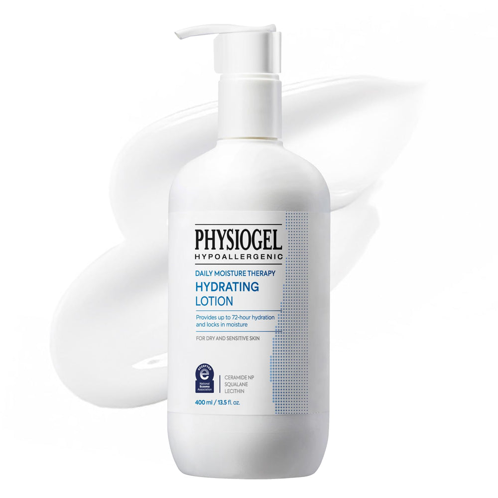 PHYSIOGEL Daily Moisture Therapy Lotion bottle front, ready for everyday hydration.