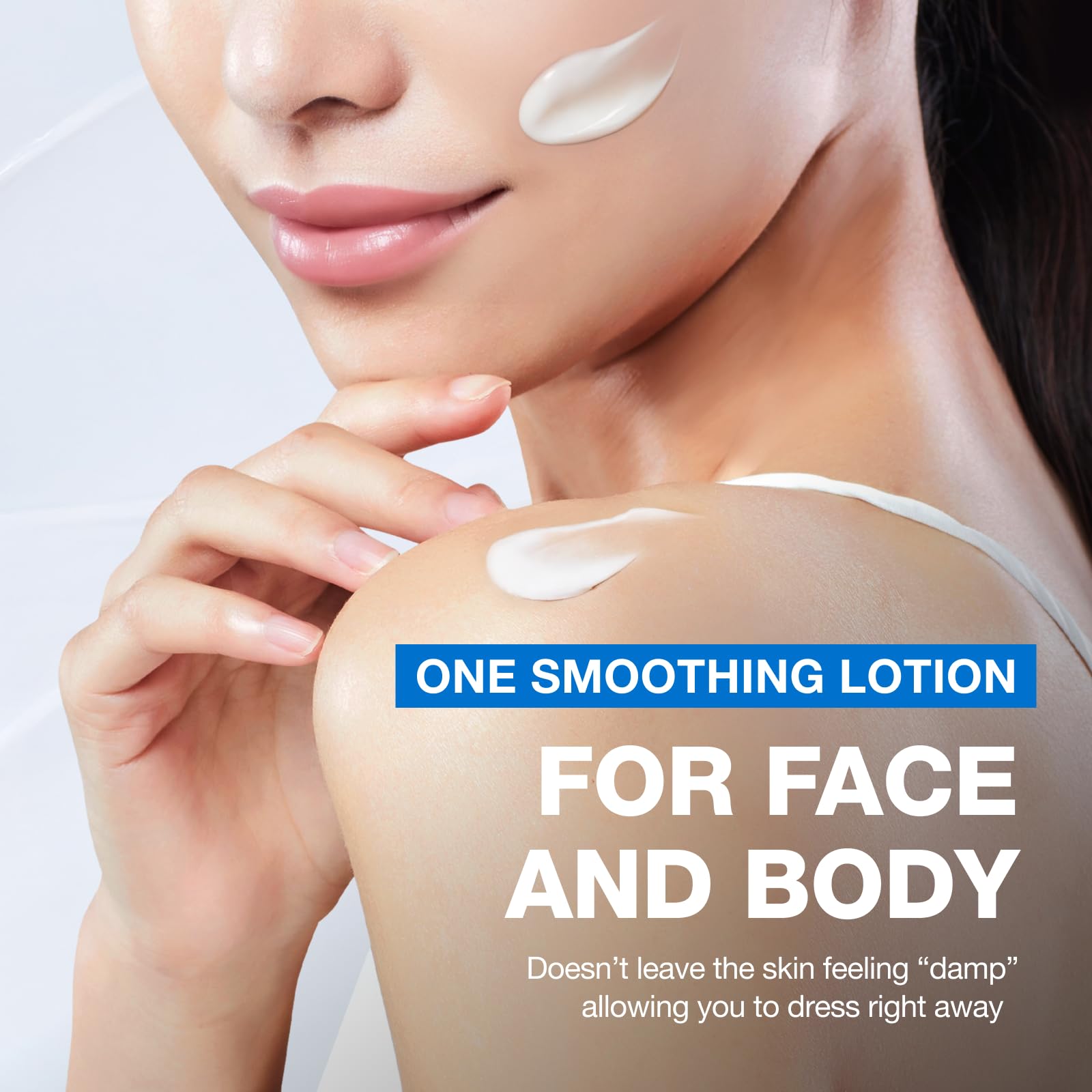 PHYSIOGEL Daily Moisture Therapy Lotion close-up of whipped texture for quick absorption.